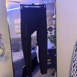 Mens Black Lululemon Size Med Training Pants